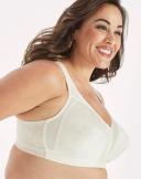 Playtex 4695b 18 Hour Custom Flex Back Wirefree Bra - Lt. Beige, 40D