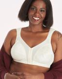 Playtex 4695b 18 Hour Custom Flex Back Wirefree Bra - Lt. Beige, 40D