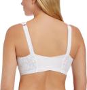 Playtex 4695b 18 Hour Custom Flex Back Wirefree Bra - White, 46C