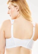 Playtex 4695b 18 Hour Custom Flex Back Wirefree Bra - White, 46C