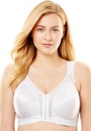 Playtex 4695b 18 Hour Custom Flex Back Wirefree Bra - White, 46C