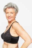 Playtex Front Fastening Posture Bra Black - 16DD