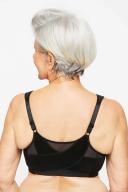 Playtex Front Fastening Posture Bra Black - 16DD