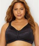 Playtex Use525 18 Hour Posture Boost Wirefree Bra - Black, 38DD