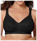 Playtex Use525 18 Hour Posture Boost Wirefree Bra - Black, 44D