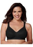 Playtex Use525 18 Hour Posture Boost Wirefree Bra - Black, 44D
