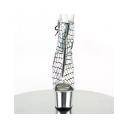 Pleaser ADORE-1018HG, 7" Platform Open Toe/Heel Ankle - Silver 11