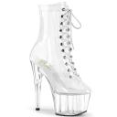 Pleaser ADORE-1020C Clear Ankle Boot Size 7