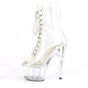 Pleaser ADORE-1020C Clear Ankle Boot Size 7