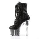 Pleaser - ADORE-1020G 10 / Silver Glitter/Silver Glitter