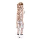 Pleaser - ADORE-1020G 10 / Silver Glitter/Silver Glitter