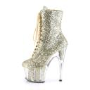 Pleaser - ADORE-1020G 10 / Silver Glitter/Silver Glitter
