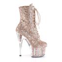 Pleaser - ADORE-1020G 10 / Silver Glitter/Silver Glitter
