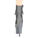 Pleaser ADORE-1020HFN Red Holo/Red Chrome Ankle Boot Size 12