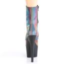 Pleaser ADORE-1020REFL Silver Reflective Ankle Boot Size 12