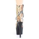 Pleaser ADORE-1020SP Red Holo Snake Print/Blk Matte UK 6