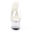 Pleaser ADORE-701LS Clear/Black Slide Size 5