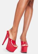 Pleaser ADORE-701N Red (Jelly-Like) TPU/Red Slide Size 5