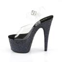 Pleaser ADORE-708LG Clr/B. Pink Glitter UK 9