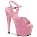 Pleaser ADORE-709GP Baby Pink Glitter Pat/M Size