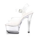 Pleaser - ASPIRE-608 10 / Clear/Black