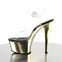 Pleaser - ASPIRE-608 10 / Clear/Black