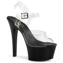 Pleaser - ASPIRE-608 6 / Clear/Black