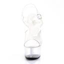 Pleaser - ASPIRE-608 6 / Clear/Black