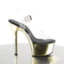 Pleaser - ASPIRE-608 6 / Clear/Black