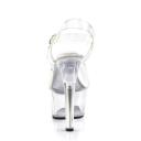 Pleaser - ASPIRE-608 6 / Clear/Black