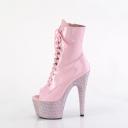 Pleaser BEJEWELED-1021-7 Red Holo Patent/Red Rhinestones Size 8