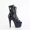 Pleaser BEJEWELED-1021-7 White Holo Patent/White Rhinestones Size 8