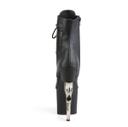 Pleaser BONDGIRL-1020PK Black Faux Leather Ankle Boot Size 7