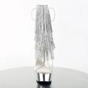Pleaser DELIGHT-1017RSF Clr-Blk/Dark Pewter Chrome UK 5