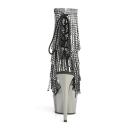 Pleaser DELIGHT-1017RSF Clr-Slv/Slv Chrome UK 4