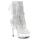 Pleaser DELIGHT-1017RSF Clr-Slv/Slv Chrome UK 4