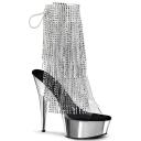 Pleaser DELIGHT-1017RSF Clr-Slv/Slv Chrome UK 4