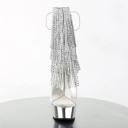 Pleaser DELIGHT-1017RSF Clr-Slv/Slv Chrome UK 4