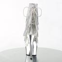 Pleaser DELIGHT-1017RSF Clr-Slv/Slv Chrome UK 4