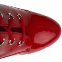 Pleaser DELIGHT-1020 Red Patent Ankle Boot Size 8