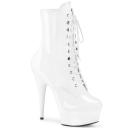 Pleaser DELIGHT-1020 Red Patent Ankle Boot Size 8