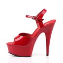 Pleaser - DELIGHT-609 13 / White Patent/White