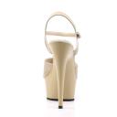 Pleaser - DELIGHT-609 13 / White Patent/White