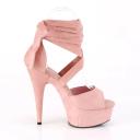 Pleaser - DELIGHT-679 Red Faux Suede/Red Faux Suede - US 14 [WOMENS]