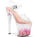 Pleaser ENCHANT-708AQUA-03 Clear / Clear -baby Pink Size 10