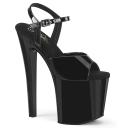 Pleaser ENCHANT-709 Rose Gold Metallic Pu/Rose Gold Chrome Size 9