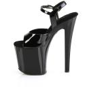 Pleaser ENCHANT-709 Rose Gold Metallic Pu/Rose Gold Chrome Size 9