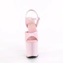 Pleaser ENCHANT-709 Rose Gold Metallic Pu/Rose Gold Chrome Size 9