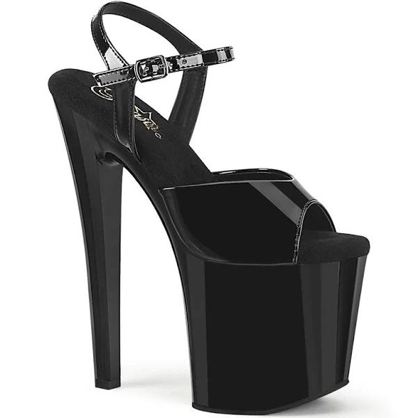 Pleaser ENCHANT-709 Rose Gold Metallic Pu/Rose Gold Chrome Size 9
