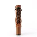 Pleaser | Flamingo-1020, 8 inch Lace Up Ankle Boots Red/Black Size : 13 - FUNkyPair.com
